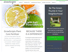 Tablet Screenshot of growscripts.com
